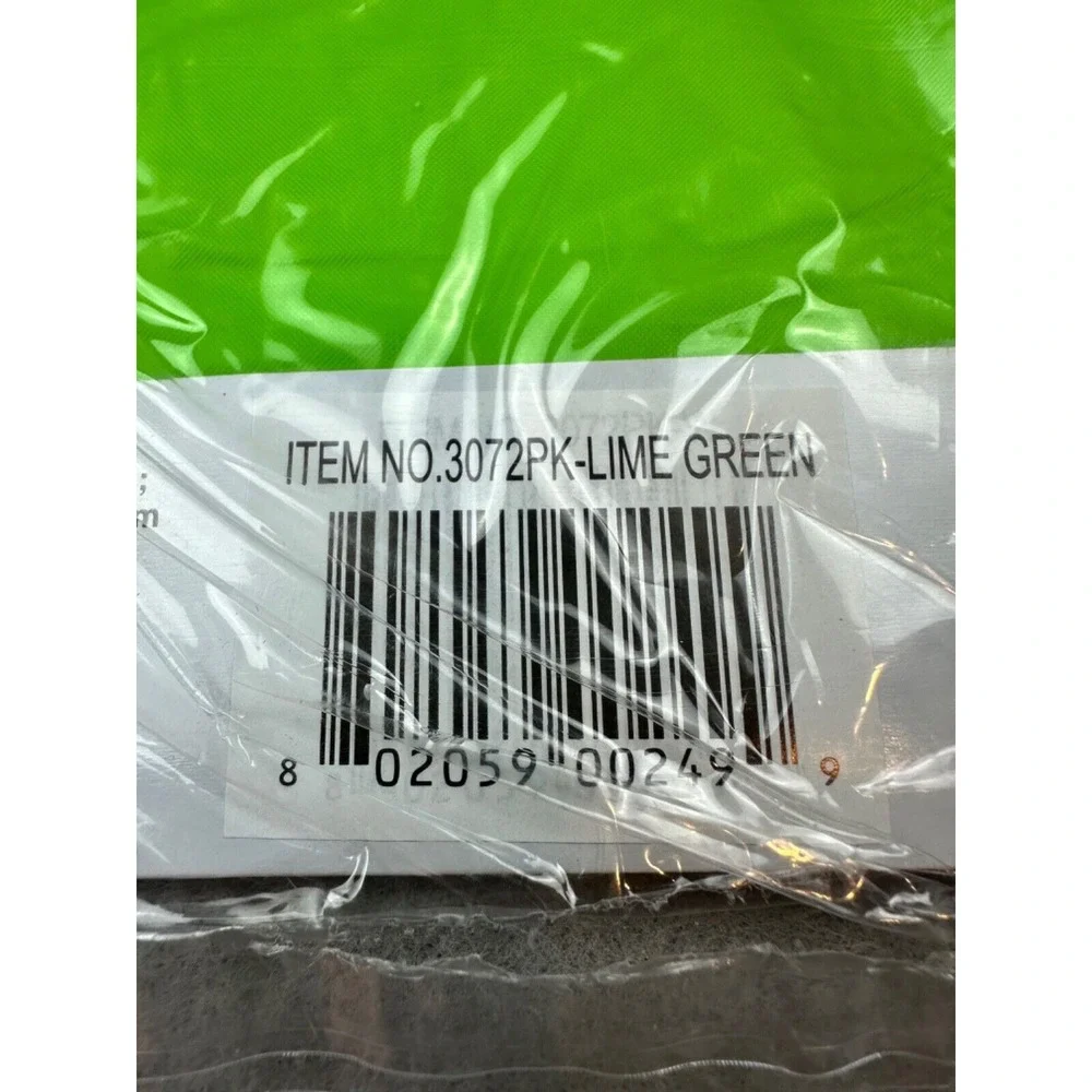 Kwik-Covers Fitted Table Covers - 6' Banquet, Fits 6 ft x 30 in TABLE LIME GREEN